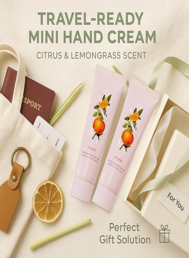 DEMIKI Shea Butter Hand Cream for Dry Cracked Hands,Japanese Skin Care Hand Lotion with Shea Butter, Coconut Oil, Hand Cream for Women,Travel Essentials,Travel Size 2pcs/50gx2/1.7fl.ozx2 - Image 5